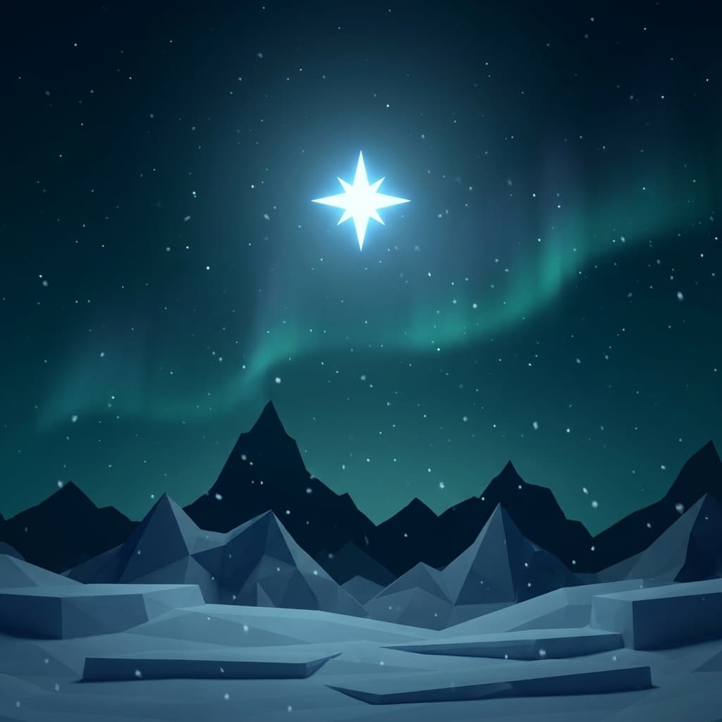 North Star — painted vignette